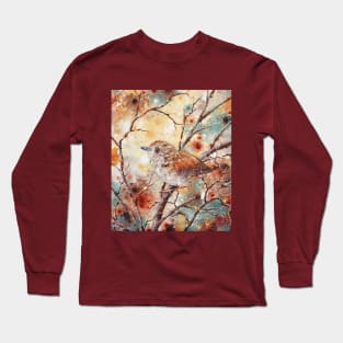 "LBJ" Little Brown Job - Tasmanian Thornbill Long Sleeve T-Shirt